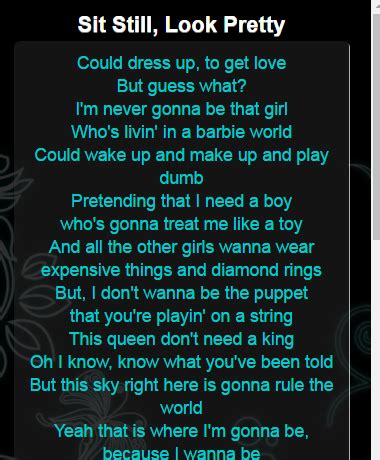 Original lyrics of sit still, look pretty song by daya. Download Daya Top Lyrics Google Play softwares ...