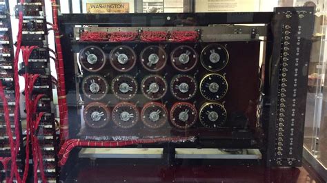 The turing bombe and us navy bombe simulator first created for the alan turing year 2012: Bletchley Park - máquina Bombe de Alan Turing - YouTube