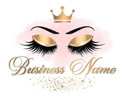 Show off your brand's personality with a custom eyelash logo designed just for you by a professional designer. DIGITAL Custom logo design lashes logo crown lash beauty ...