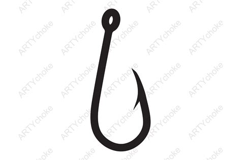 Fishing Hook SVG File Ready For Cricut Graphic By Artychoke Design