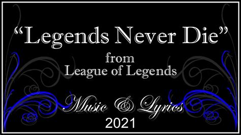 Legends Never Die League Of Legends Lyrics Youtube