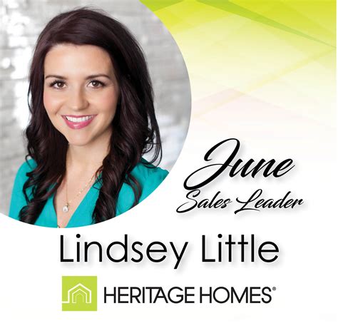 June Sales Leader Lindsey Little Heritage Homes Fargo Moorhead