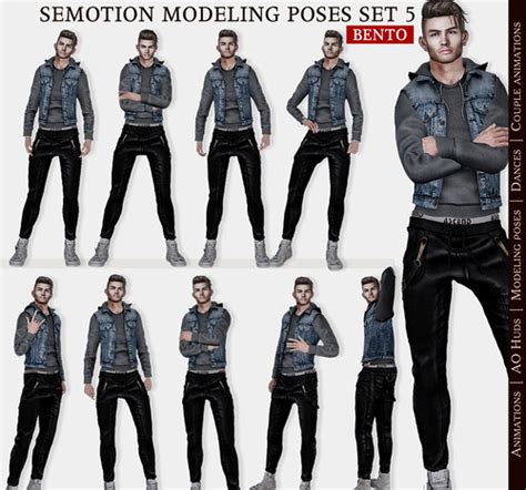 Semotion Male Bento Modeling Poses Set 05 10 Modeling Po Flickr