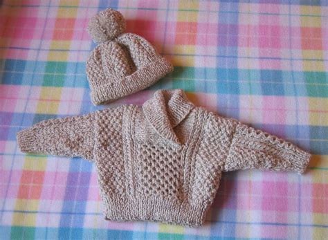 Free Knitting Pattern Boys Baby Clothes Models