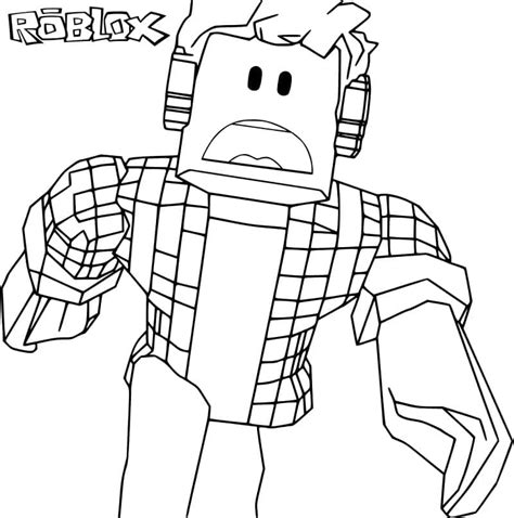 Robot Roblox Coloring Page Download Print Or Color Online For Free