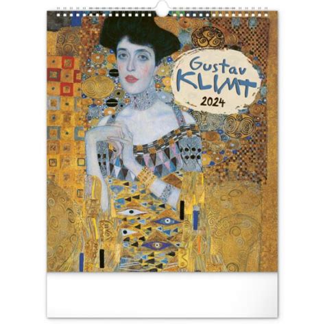 Gustav Klimt 2024 nástenný obrázkový kalendár Activa
