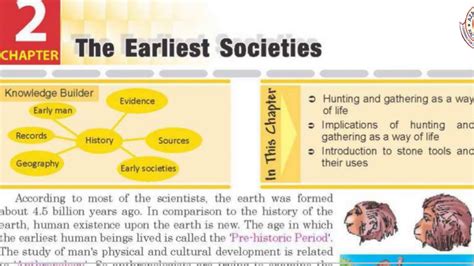 Class 6th Chapter 2 Social Studies The Earliest Societies Youtube