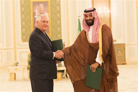 Not since the reign of the country's founder, abdulaziz ibn saud, has so much power been in one man's hands in saudi arabia. File:Rex Tillerson shakes hands with Deputy Crown Prince ...