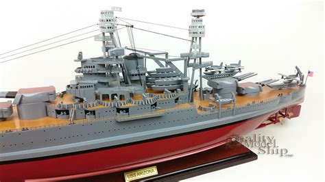 Uss Arizona Bb 39 Battle Ship Model Scale 1200 Quality Model Ships