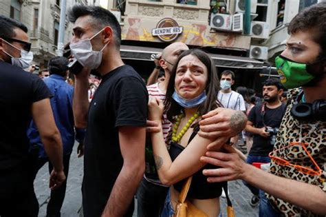 Turkish Police Fire Tear Gas To Disperse Pride March In Istanbul The
