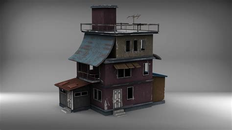 Game Ready Pubg Mobile House 3d Model Game Ready Low