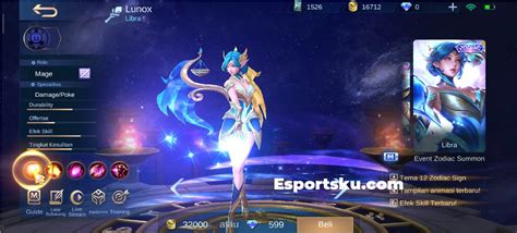 Build Items For Lunox In Mobile Legends Mage Ml 6 Gg Skills Game News
