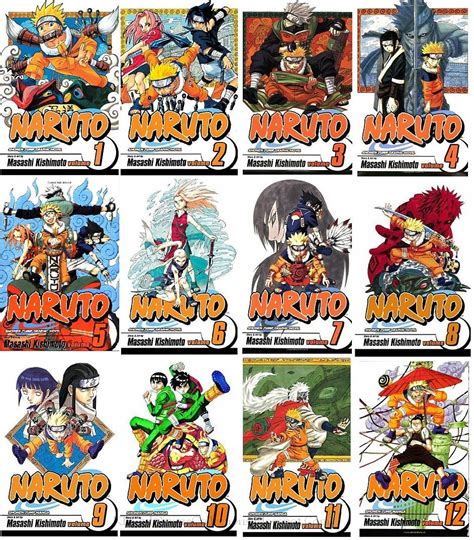 All Naruto Volume Covers Which One Looks The Most