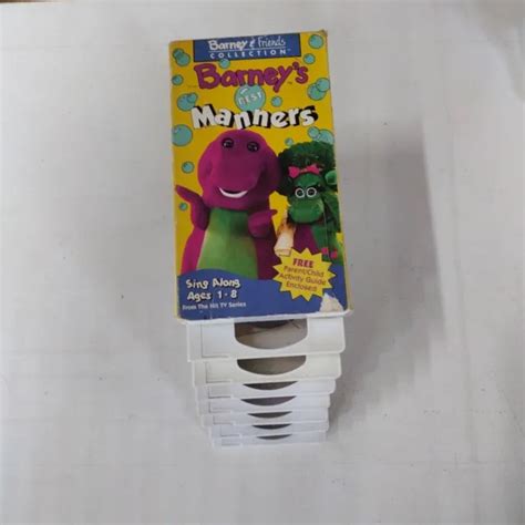 Lot Of Barney Vhs Tapes Barney And Friends Vintage Barney And The Sexiz Pix