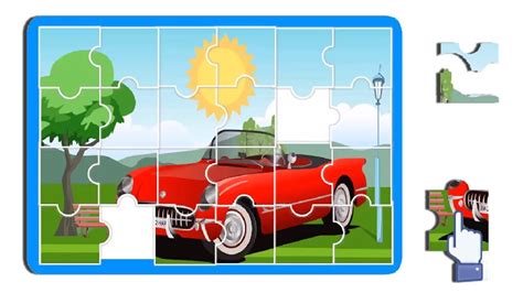 Car Puzzle Game Car Puzzle Game For Kids Youtube