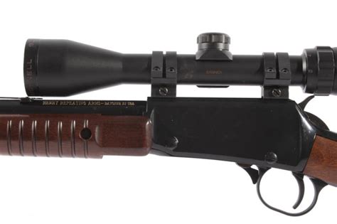 Henry Pump Action Octagon 22 Wmr Rifle Wscope Ln