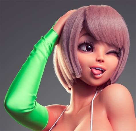 Joy Realistic Female Character Low Poly D Model