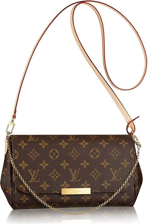 Louis Vuitton Favorite Mm Monogram Canvas Cluth Bag Handbag