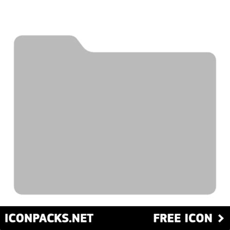 Free Gray Folder Svg Png Icon Symbol Download Image