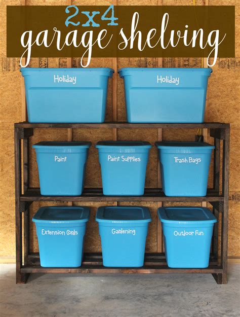 Easy storage for stud walls plan. How to Build DIY Garage Storage Shelves for Under $60