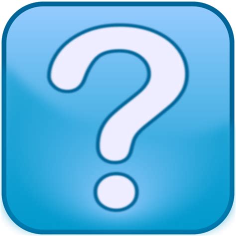 Blue Question Mark Icon Png