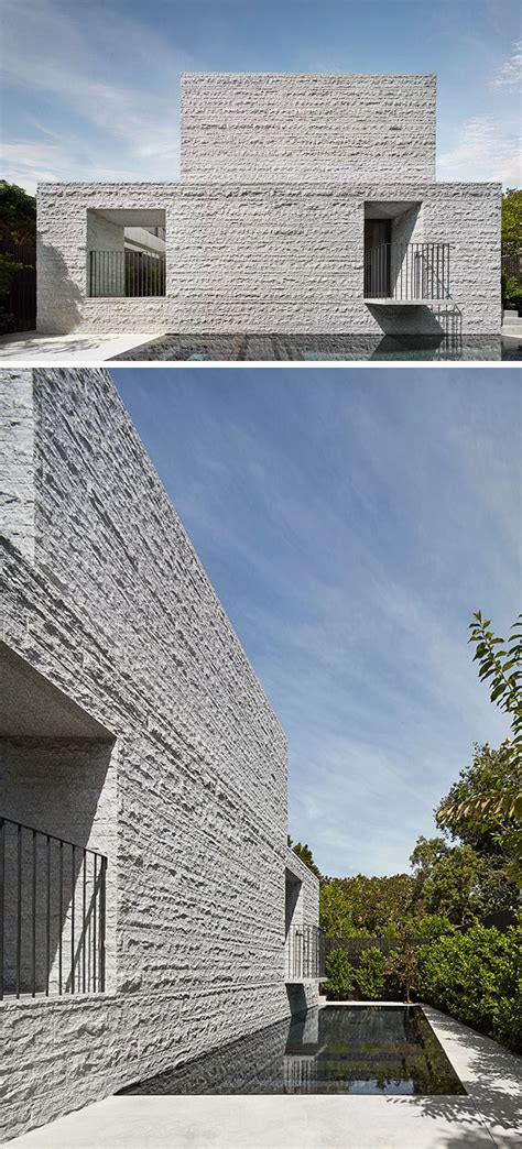 This House Makes Extensive Use Of Granite Throughout Its Design