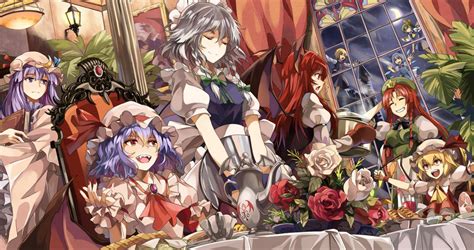 The Touhou Maniac Patchouli Knowledge Remilia And Flandre Scarlet