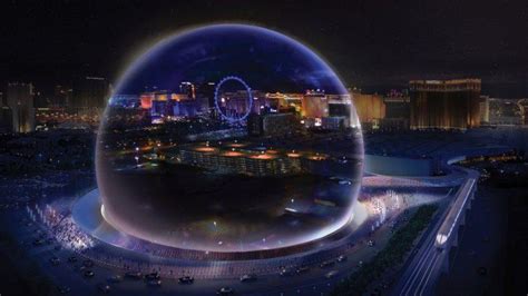 Msg Sphere At The Venetian Breaks Ground Sandoval Gets Ball Rolling