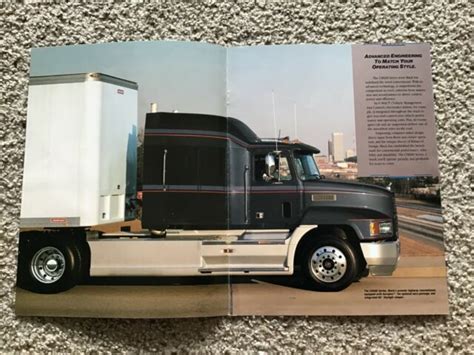 1992 Mack Series CH600 Heavy Duty Trucks Sales Literature EBay