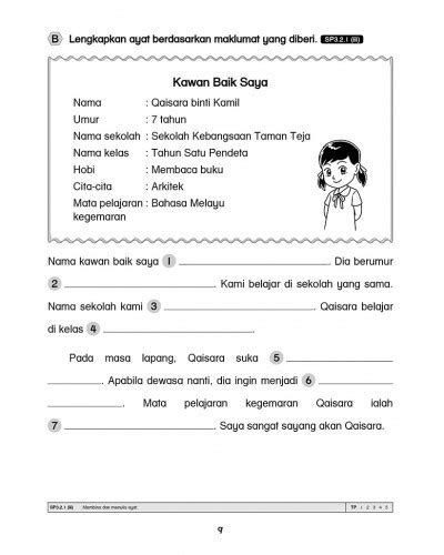 Image Result For Latihan Bahasa Malaysia Tahun 1 Kindergarten Reading