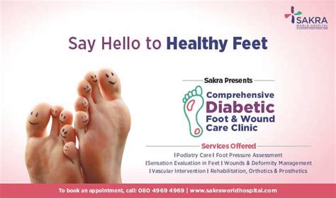 Best Diabetic Foot Clinic Diabetic Wound Treatment Sakra World Hospital