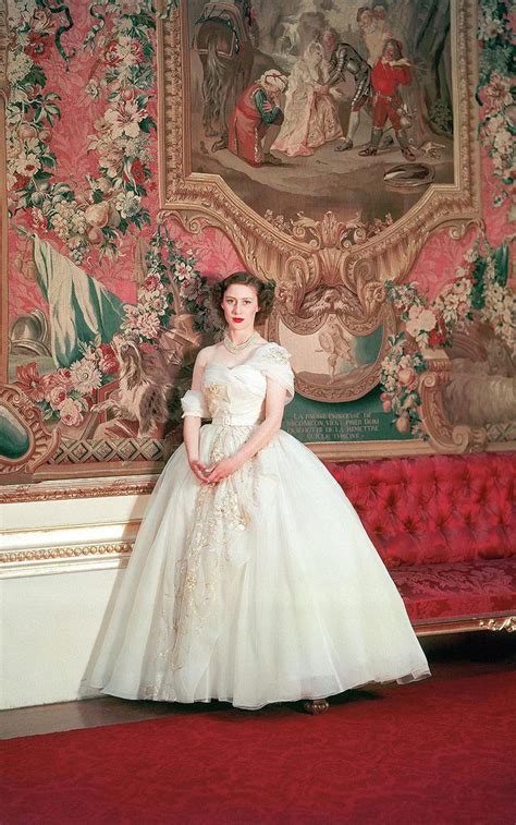 Princess Margarets 21st Birthday Dior Dress 1951 Rfashionhistory