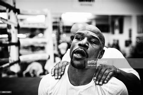 Floyd Mayweather Trains At His Gym On July 25 In Las Vegas Nevada