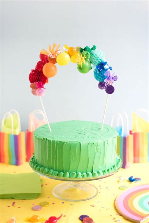 Rainbow Cake Topper Diy