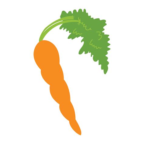 Carrot Vector Carrot In Trendy Flat Style Vector Concept Isolated