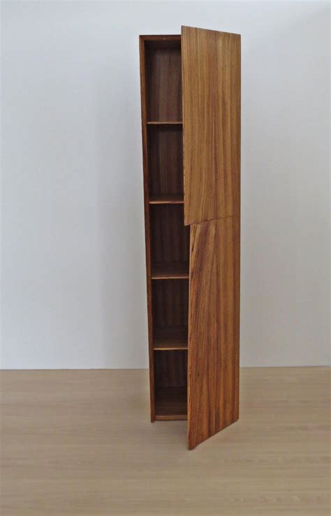Tower Cabinet Handmade Solid Zebra Wood Made In Germany High