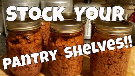 One batch makes about 3 pounds. Canning Ground Beef | Unbelievably Simple Food Storage ...