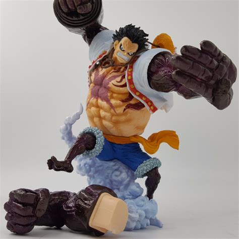 One Piece Action Figure Monkey D Luffy Gear 4 Pvc 200mm