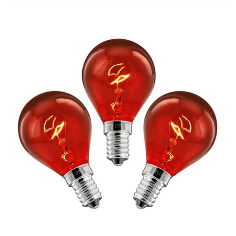 Scentsy 25 Watt Red Light Bulb 3 Pack The Candle Boutique Scentsy
