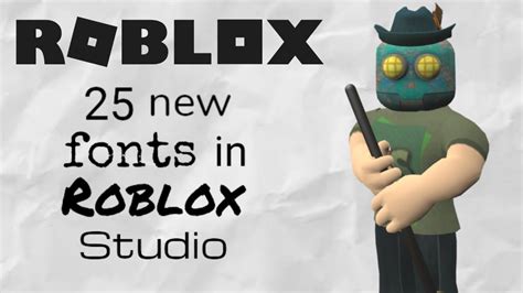 Roblox Studio Has 25 New Fonts Youtube