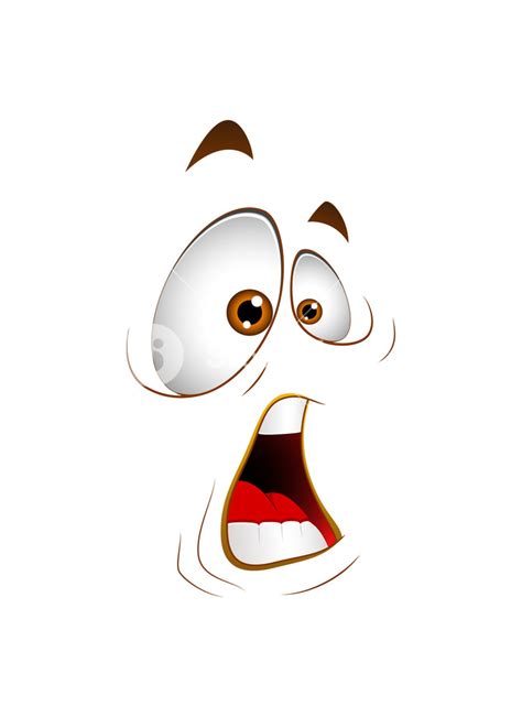 Surprised Face Cartoon