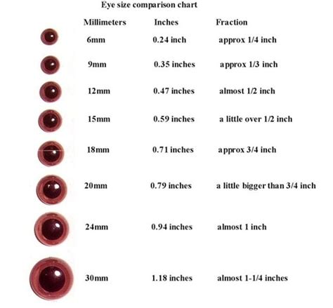 Suncatcher Craft Eyes Size Chart Craft Eyes Suncatcher Craft Size Chart