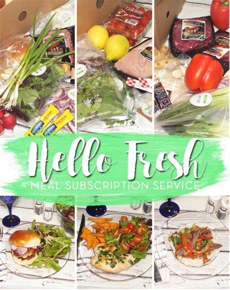 Fresh Food Fast And Easy Hello Fresh Meal Subscription Service I