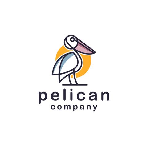 Pelican Logo Vector Free Download