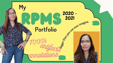 Rpms Portfolio With Complete Movs And Annotations Rpms For Proficient