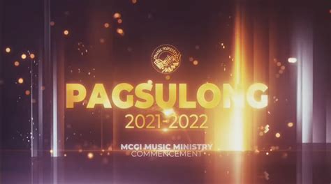 Mcgi Music Ministry Gathers In Virtual Commencement Event Pagsulong