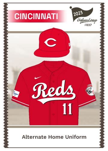 Cincinnati Reds Uniform Cards