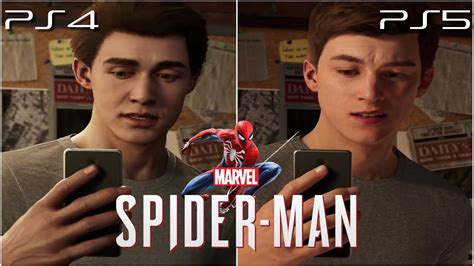 Marvels Spider Man Remastered Opening Cutscene Graphics Comparison Ps5