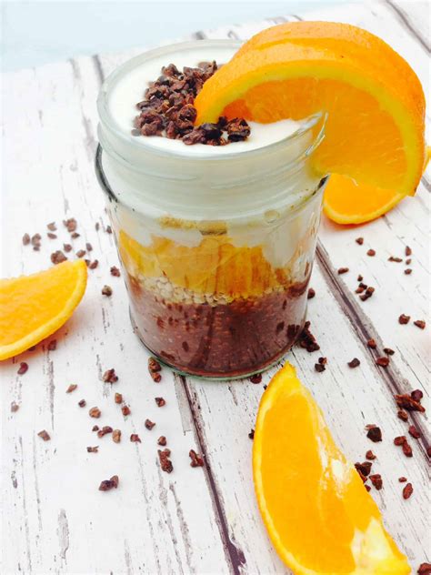 See the fat content and calories in overnight oats. Orange and chocolate overnight oats recipe - Hedi Hearts ...