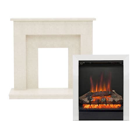 Be Modern Led Electric Fire Suite Departments Diy At Bandq